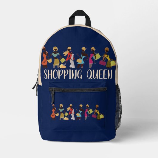 Sac À Dos Imprimé Collection Shopping Queen : Dames (Recto)