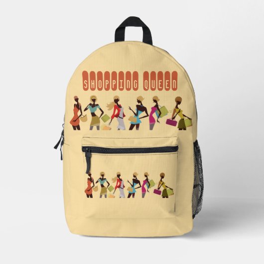 Sac À Dos Imprimé Collection Shopping Queen : Dames (Recto)