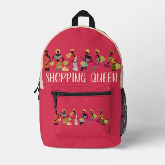 Sac À Dos Imprimé Collection Shopping Queen : Dames (Recto)