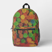 Sac À Dos Imprimé Colorful Gumdrops Candy Quirky (Recto)