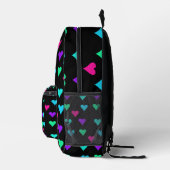 Sac À Dos Imprimé Colorful Hearts Pattern (Droite)