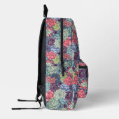 Sac À Dos Imprimé Colorful Motif Succulent (Gauche)