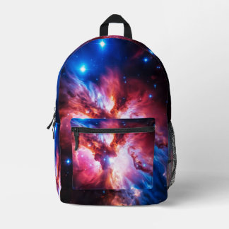 Sac À Dos Imprimé Colorful Nebula Galaxy Space Stars Cosmic Universe