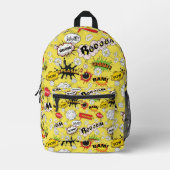 Sac À Dos Imprimé Comic Pop Art (Recto)