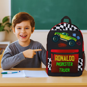 Sac À Dos Imprimé Commencez vos moteurs, c’est l’heure de l’école!