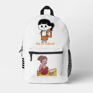 Sac À Dos Imprimé Compagnon du petit apprenant"