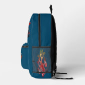 Sac À Dos Imprimé Concept de van de course rétro customisé (Droite)