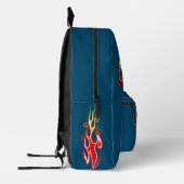 Sac À Dos Imprimé Concept de van de course rétro customisé (Gauche)