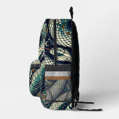 Sac À Dos Imprimé Conception BackPack Motif Snake (Droite)