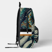 Sac À Dos Imprimé Conception BackPack Motif Snake (Gauche)