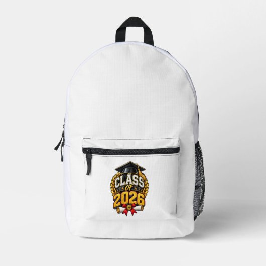 Sac À Dos Imprimé Conception de célébration de remise des diplômes d (Recto)