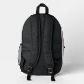 Sac À Dos Imprimé Conception de fête d'anniversaire de fille Couleur (Verso)