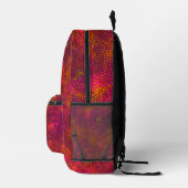 Sac À Dos Imprimé conception de hachure abstraite (Droite)