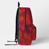 Sac À Dos Imprimé conception de hachure abstraite (Gauche)