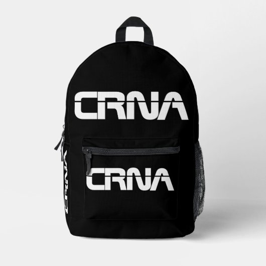 Sac À Dos Imprimé Conception de l'anesthésie CRNA (Recto)