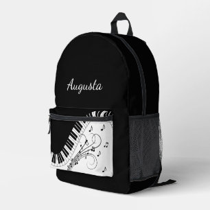 Sac À Dos Imprimé Conception de musique pour clavier de piano avec n