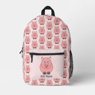 Sac À Dos Imprimé Conception de porc personnalisée