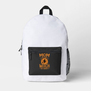 Sac À Dos Imprimé Conception de sorcière de maman Halloween