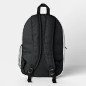 Sac À Dos Imprimé Conception de style de vie académique moderne (Verso)
