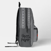 Sac À Dos Imprimé conception de style de vie sain (Gauche)