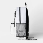 Sac À Dos Imprimé Conception Foncé Premium (Droite)