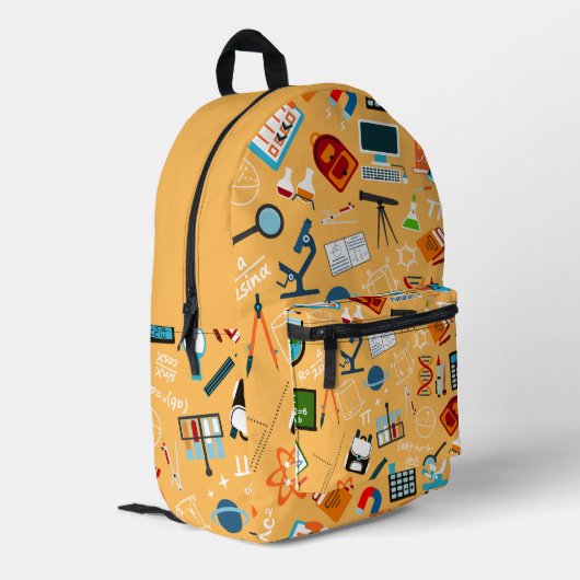 Sac À Dos Imprimé Conception scientifique vibrante parfaite pour la (Coin arrière gauche)