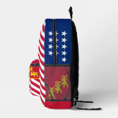 Sac À Dos Imprimé Conception sur le thème du drapeau de Détroit, fie (Droite)