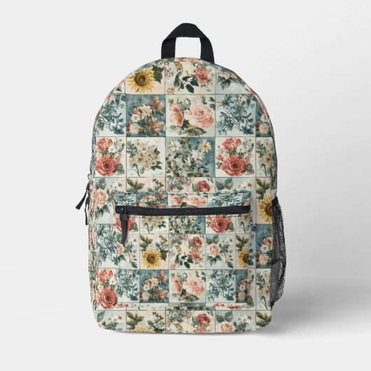 Sac À Dos Imprimé Conception vintage de l'appareillage (Recto)