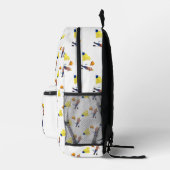 Sac À Dos Imprimé Construction Monogramme pour garçons Thème (Droite)