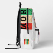 Sac À Dos Imprimé Contraste et géométrie en gras (Gauche)