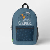 Sac À Dos Imprimé Cookie Monster | Me Just Here pour les cookies (Recto)