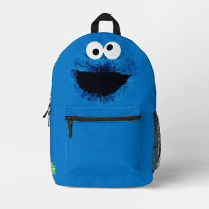 Sac À Dos Imprimé Cookie Monster Tendance de l'aquarelle