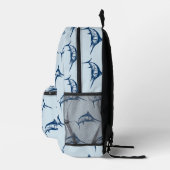 Sac À Dos Imprimé Cool Blue Swordfish Motif (Droite)
