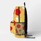 Sac À Dos Imprimé Cool plaisir pizza pepperoni champignon (Droite)
