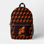 Sac À Dos Imprimé Corbeau (Recto)