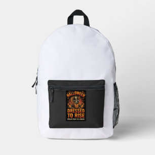Sac À Dos Imprimé Costume de Réveil de Cimetière d'Halloween