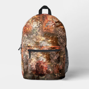 Sac À Dos Imprimé Couches de cristaux avec teinte rustique