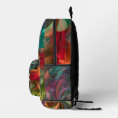 Sac À Dos Imprimé Couleur Abstraite (Droite)
