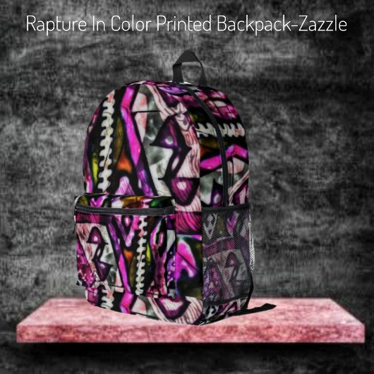 Sac À Dos Imprimé Couleur de vidage