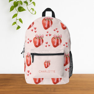 Sac À Dos Imprimé Couleur d'eau mignonne Bow Coquette Motif