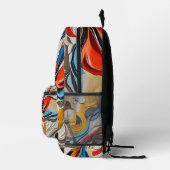 Sac À Dos Imprimé Couleur du cocktail (Droite)