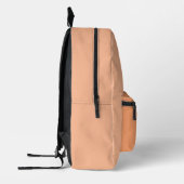 Sac À Dos Imprimé Couleur pêche tendance de 2024 avec nom Monogram (Gauche)