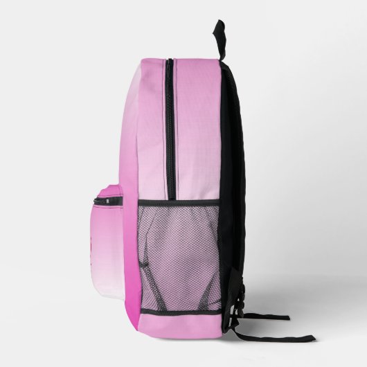 Sac À Dos Imprimé Couleur rose Tons Modèles personnalisées Filles (Droite)