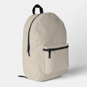 Sac À Dos Imprimé Couleur solide en lin naturel