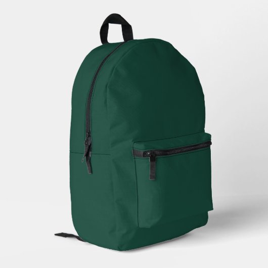 Sac À Dos Imprimé Couleur solide verte Brunswick (Coin arrière gauche)