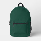 Sac À Dos Imprimé Couleur solide verte Brunswick (Recto)
