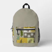Sac À Dos Imprimé Couleur Terre (Recto)