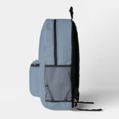 Sac À Dos Imprimé Couleur uni bleu foncé (Droite)