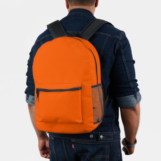 Sac À Dos Imprimé Couleur vive Vrai Orange (Insitu (Modèle))