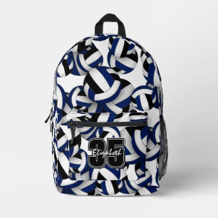 Sac À Dos Imprimé couleurs de l'équipe de volley-ball bleu foncé noi